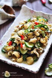 脆瓜捞汁螺片怎么吃视频,夏日清爽美食新体验